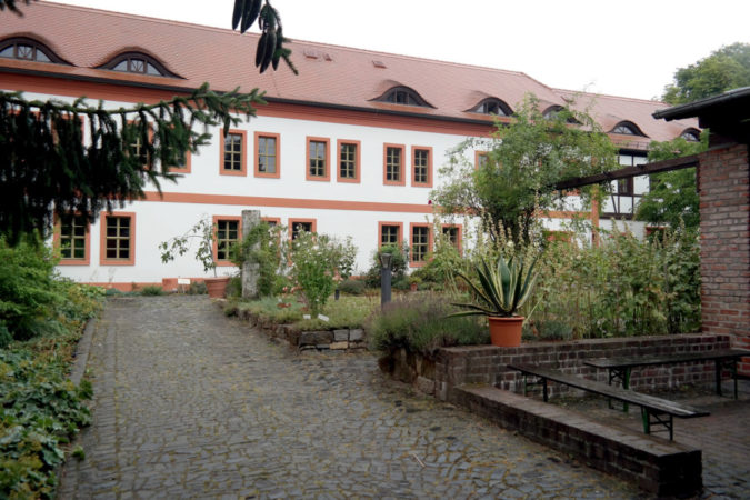 Klostergarten im Kloster St. Marienthal