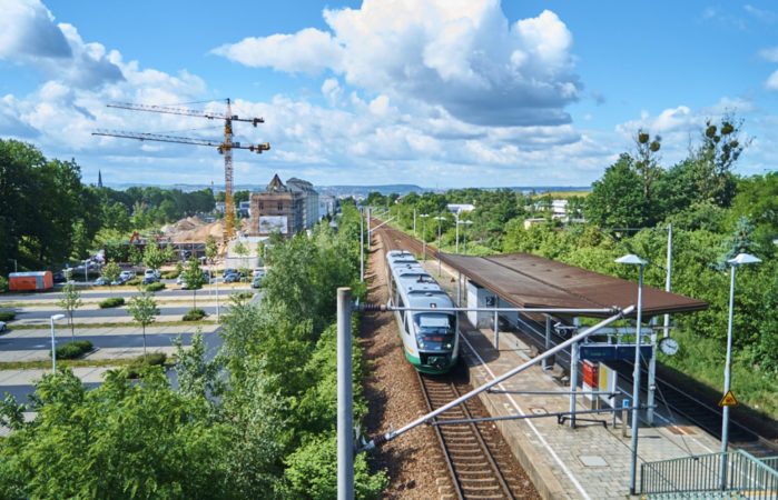 S-Bahn Haltestelle „Dresden Industriegelände“