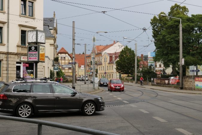 Laubegast ist gut an das Verkehrsnetz angebunden.