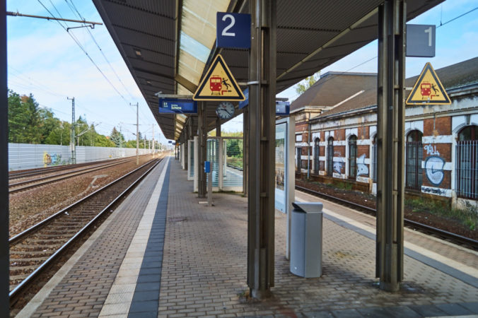 Vom Bahnhof Niedersedlitz aus ist man schnell in der Innenstadt.