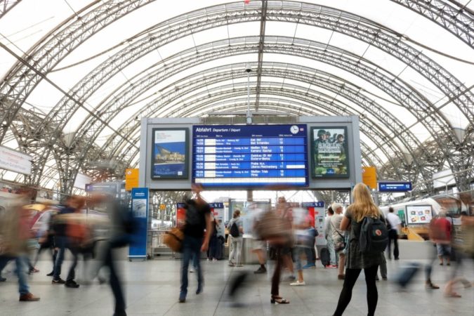 Der Hauptbahnhof ist ständig in Bewegung.