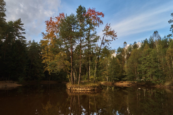 Stausee in der Dresdner Heide