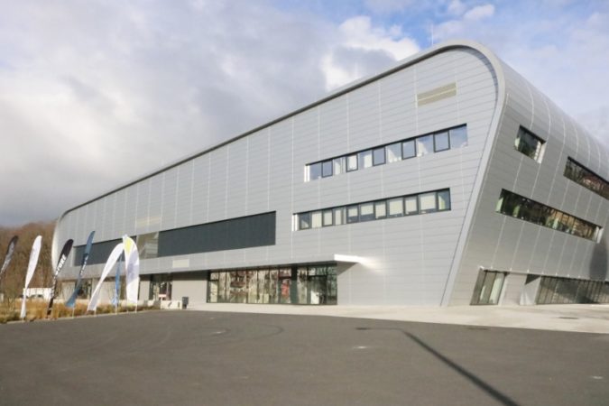 Die neue Arena ist auch architektonisch sehr modern.