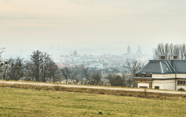 Am Aussichtspunkt Hellerblick in Hellerberge