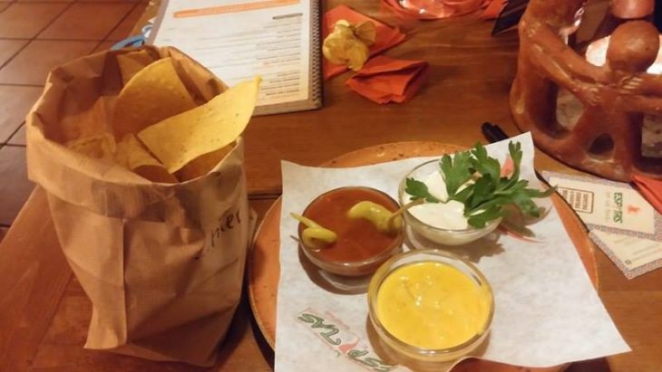 Die Nachos mit den verschiedenen Dips sind wirklich köstlich!