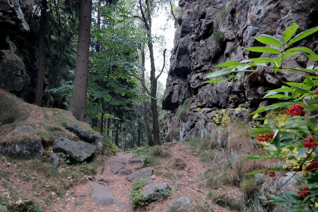 Große Felsengasse bei Oybin