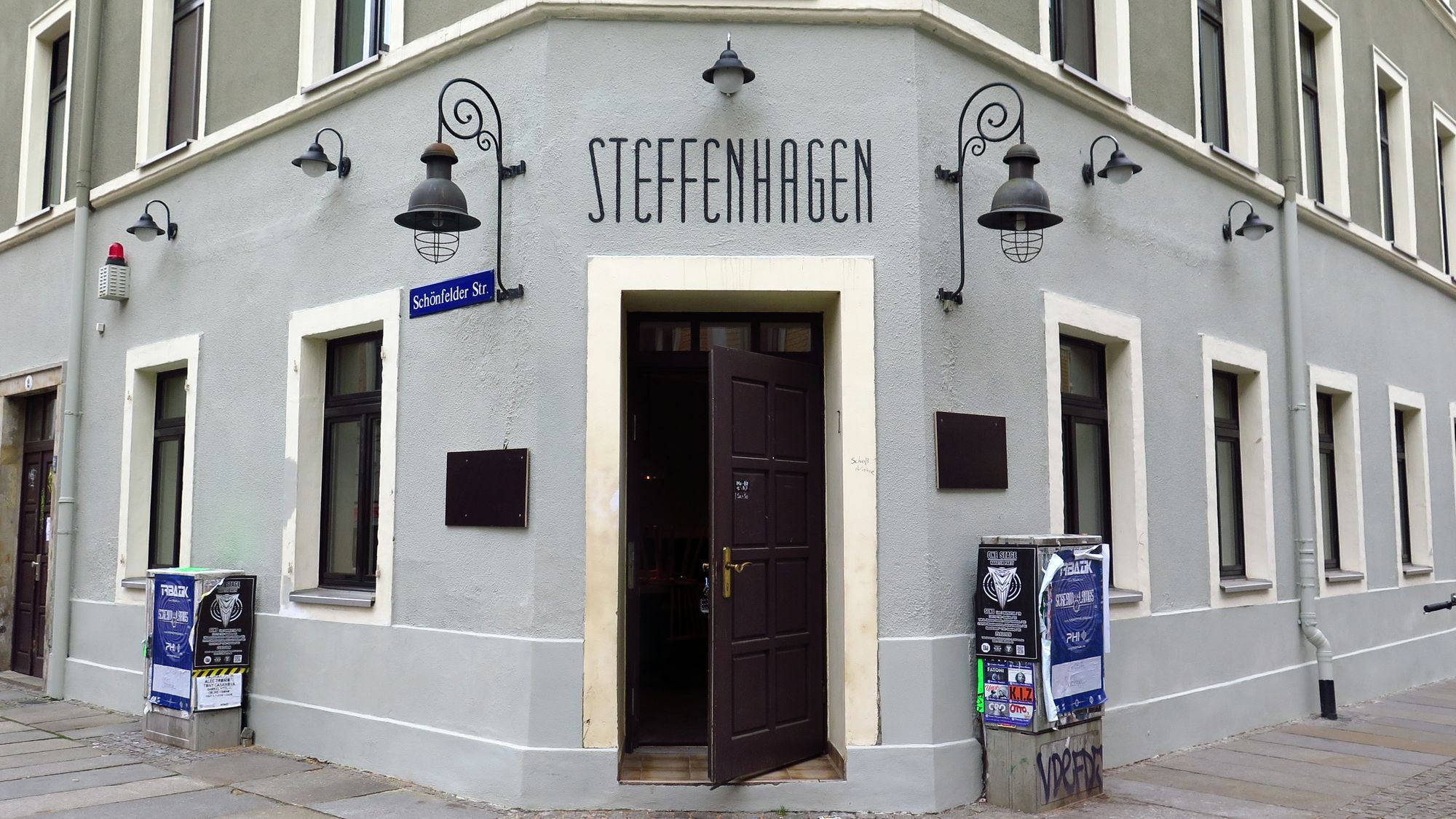 Steffenhagen an der Kamenzer Straße, Ecke Schönfelder Straße