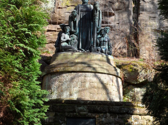 Wagner-Denkmal im Liebethaler Grund