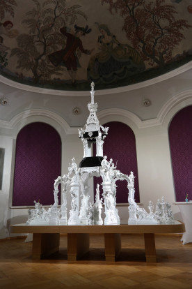 Zweites Obergeschoss im Porzellan-Museum Meissen