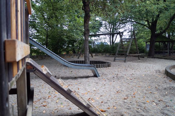 Spielplatz unterhalb des Fichteparks