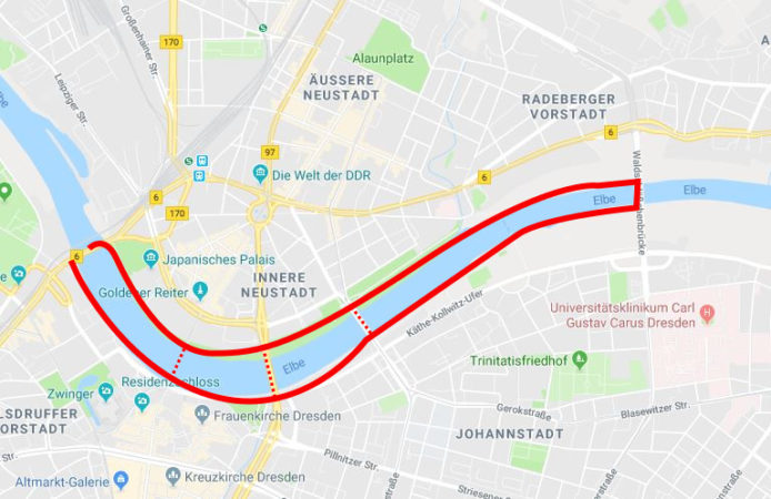 Brücken Die Brücken lassen sich super als Joggingabschnitte einteilen.